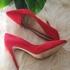 Elegant Red Stiletto Heels